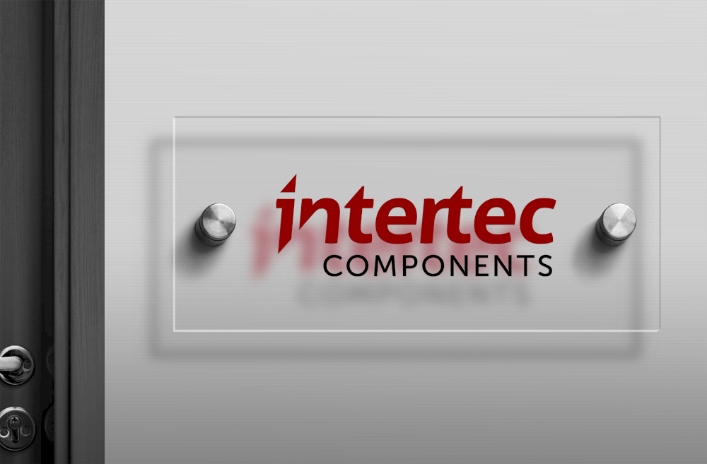 Printdesign und Beschilderung vom typneun Designbüro in Freising für Intertec Components