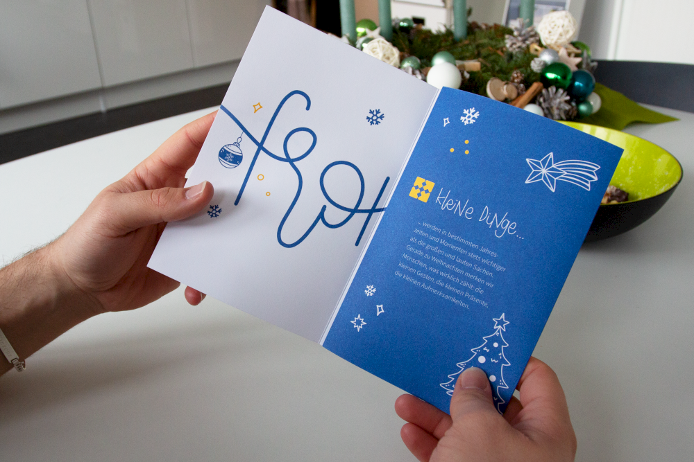typneun Kartendesign mit Handlettering für Barth + Co