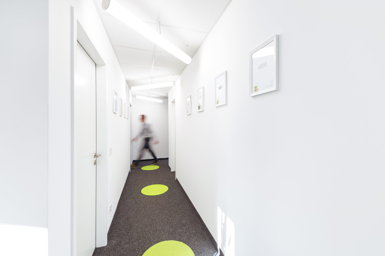 Büroräumlichkeiten der typneun Designagentur in Freising