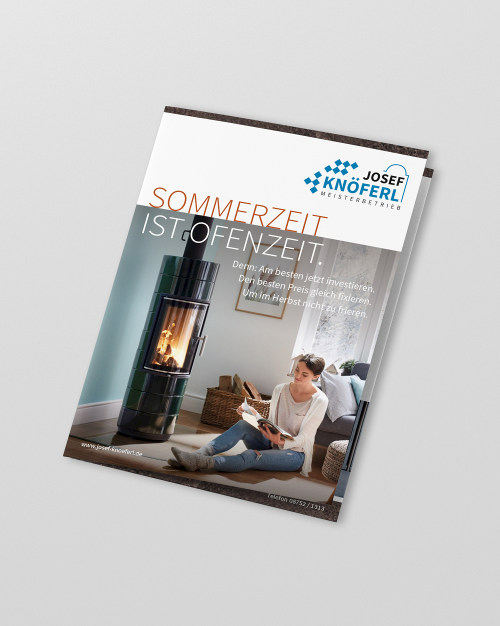 Josef Knöferl Katalog und Broschüre mit Printdesign von der typneun Werbeagentur in Freising