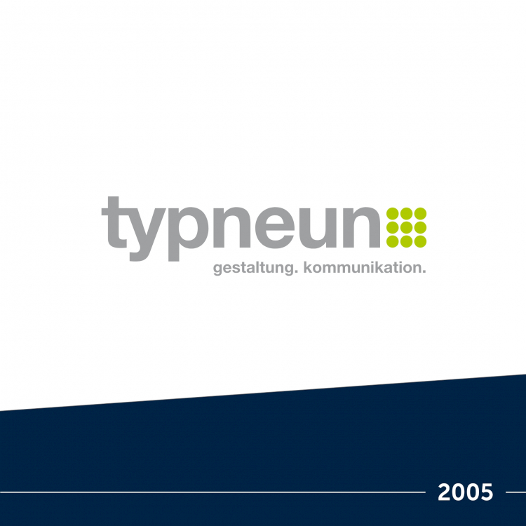 typneun Gestaltung & Kommunikation Logo im Jahre 2005