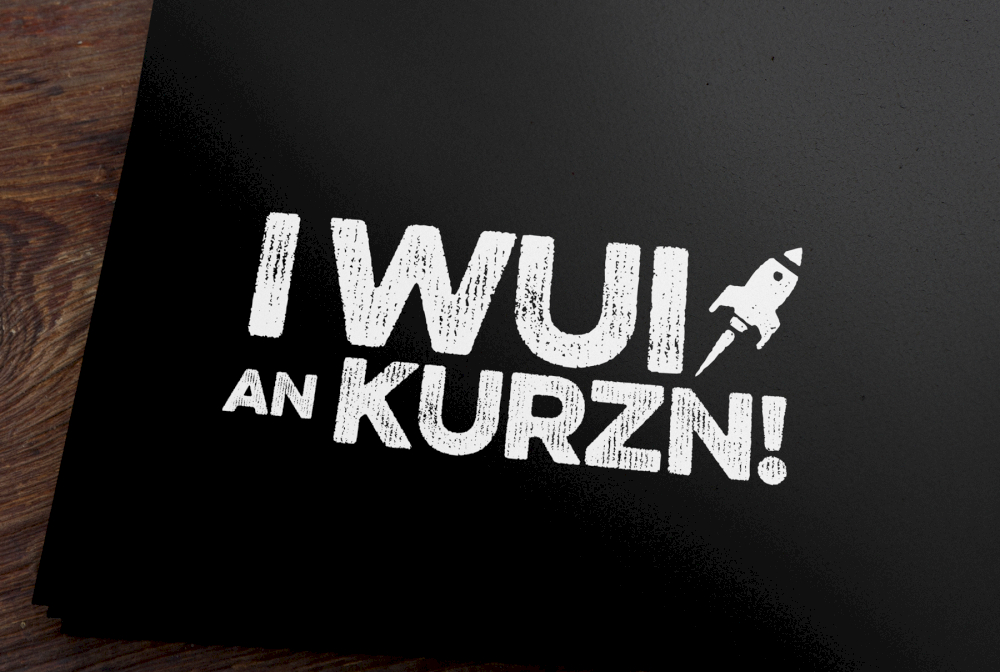 Namensfindung & Logodesign: Marken Branding für I WUI AN KURZN