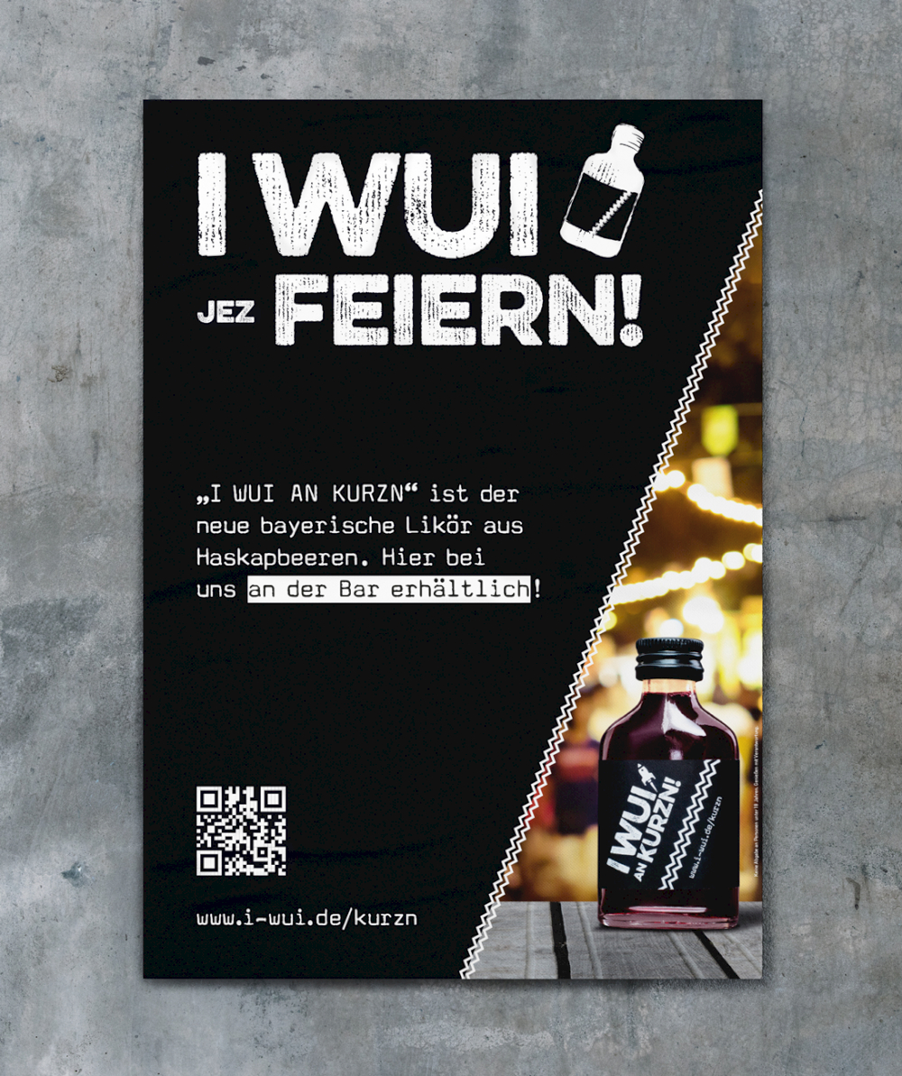 typneun Referenzen für Printdesign: Poster Gestaltung der Marke I WUI